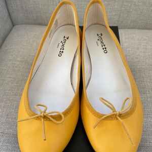Repetto Cendrillon Yellow Ballet Flats
